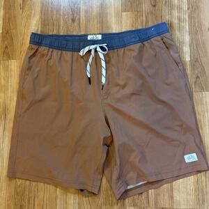 Red Bike Brand Men's Shorts Size Large Beach Coastal Vacation Swim Trunks